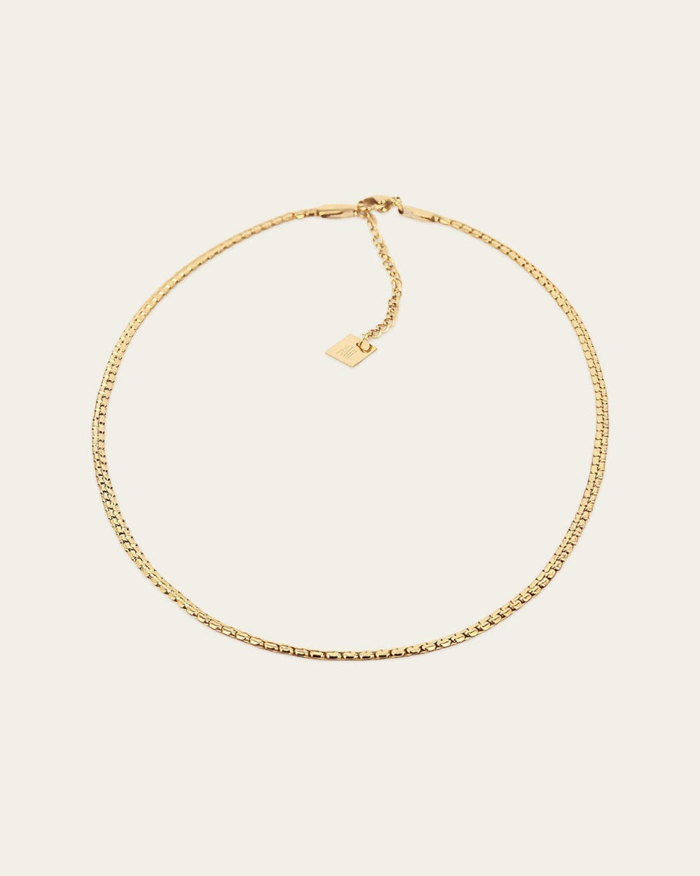Collier Serpenti (Acier doré)