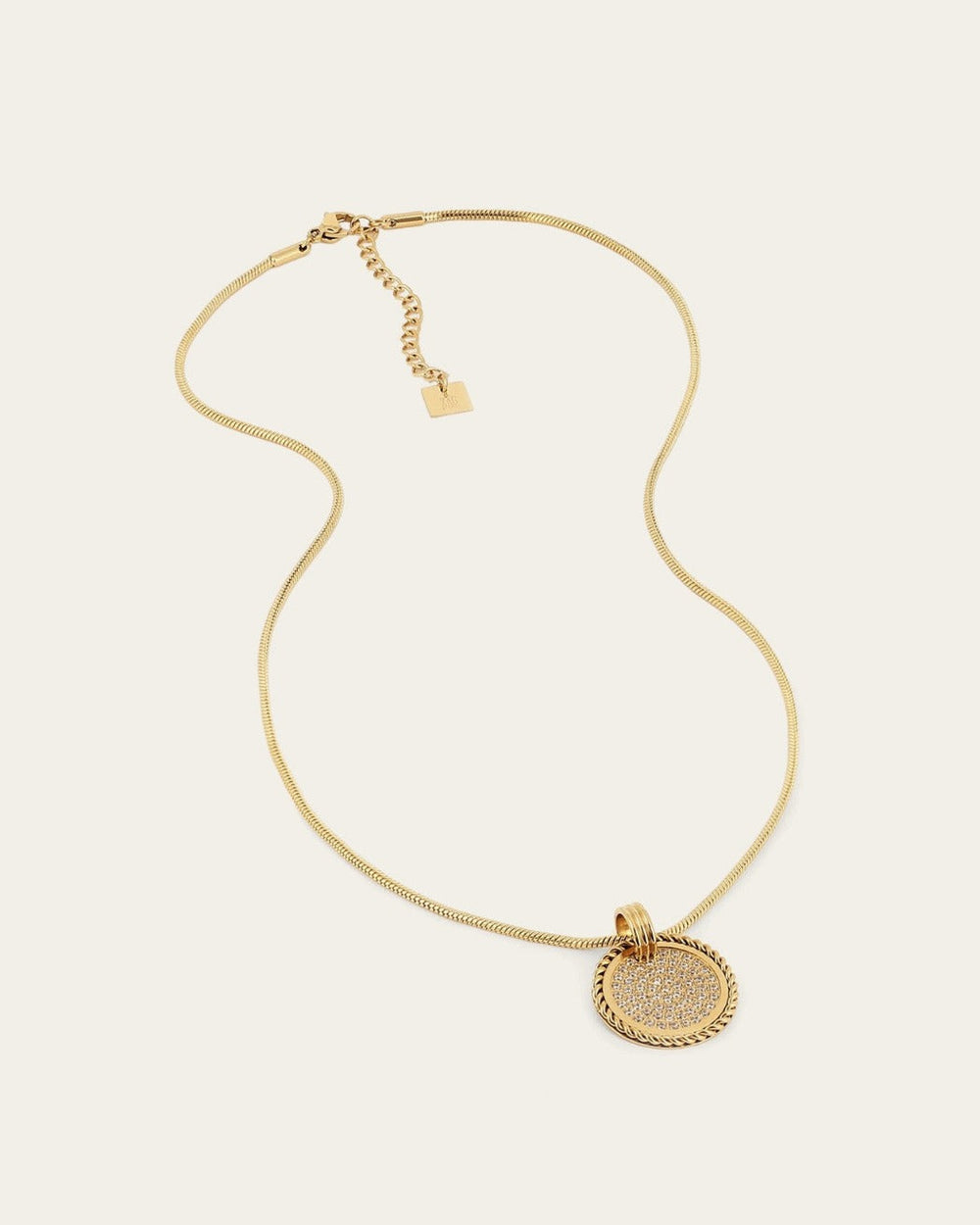 Blunt Necklace (Gold-plated steel)