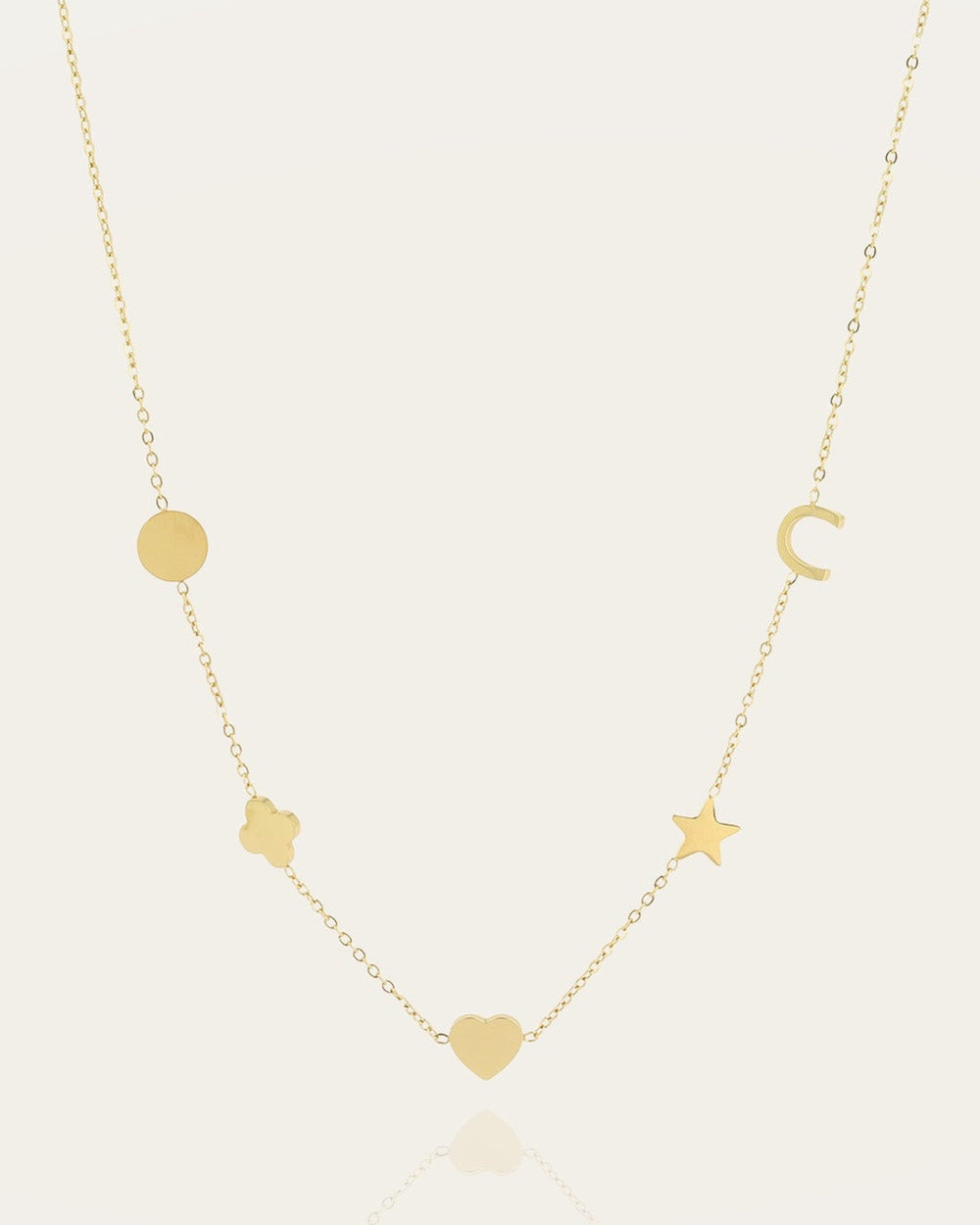 Collier Naëlle (Acier doré)