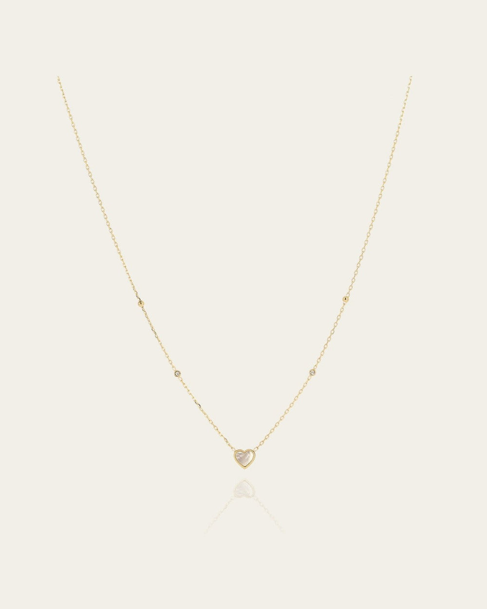 Eternity Necklace (Gold-plated steel)