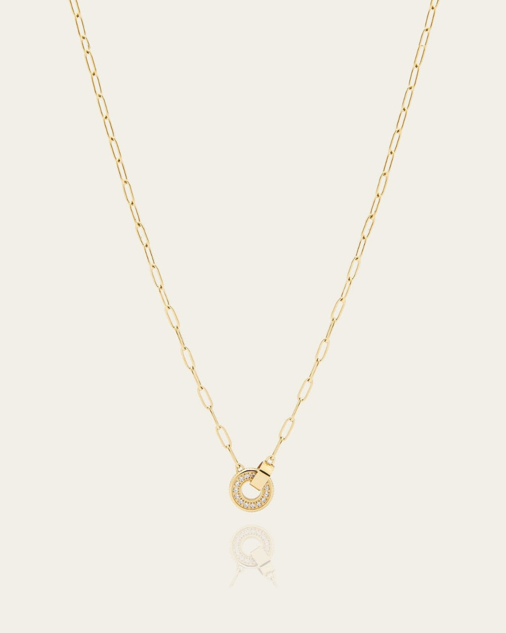 Inaya necklace (Gold-plated steel)