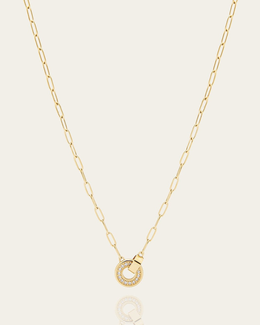 Collier Inaya (Acier doré)