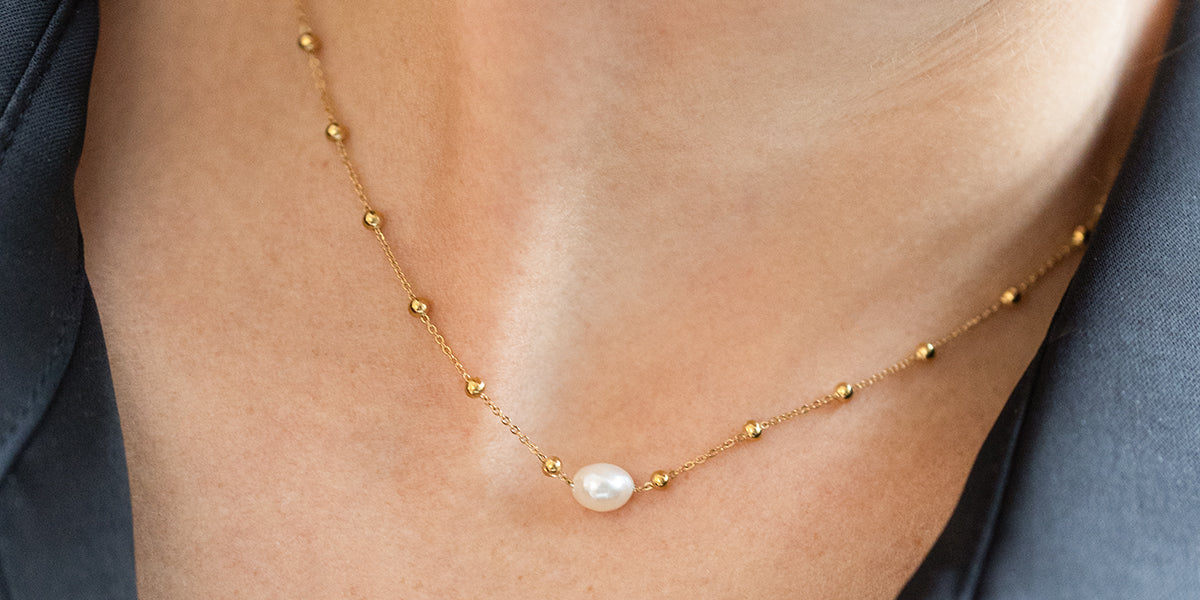 Collier Izia (Acier doré)