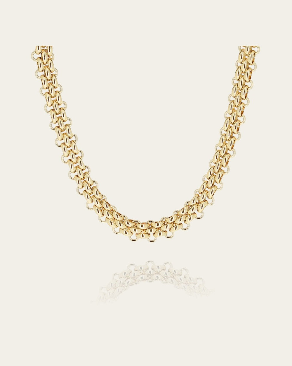 Collier Axelle (Acier doré)
