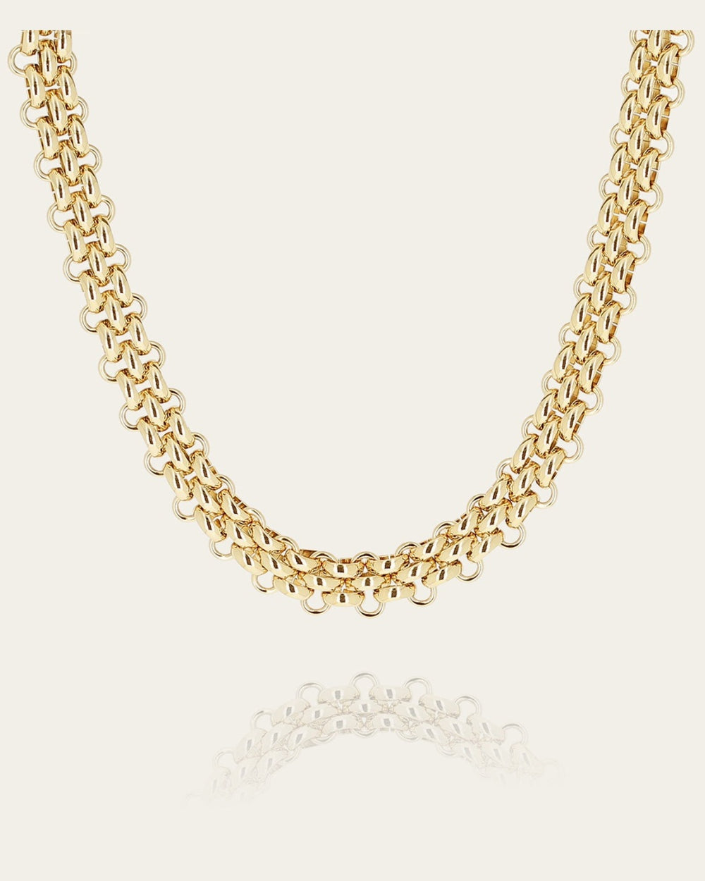Collier Axelle (Acier doré)