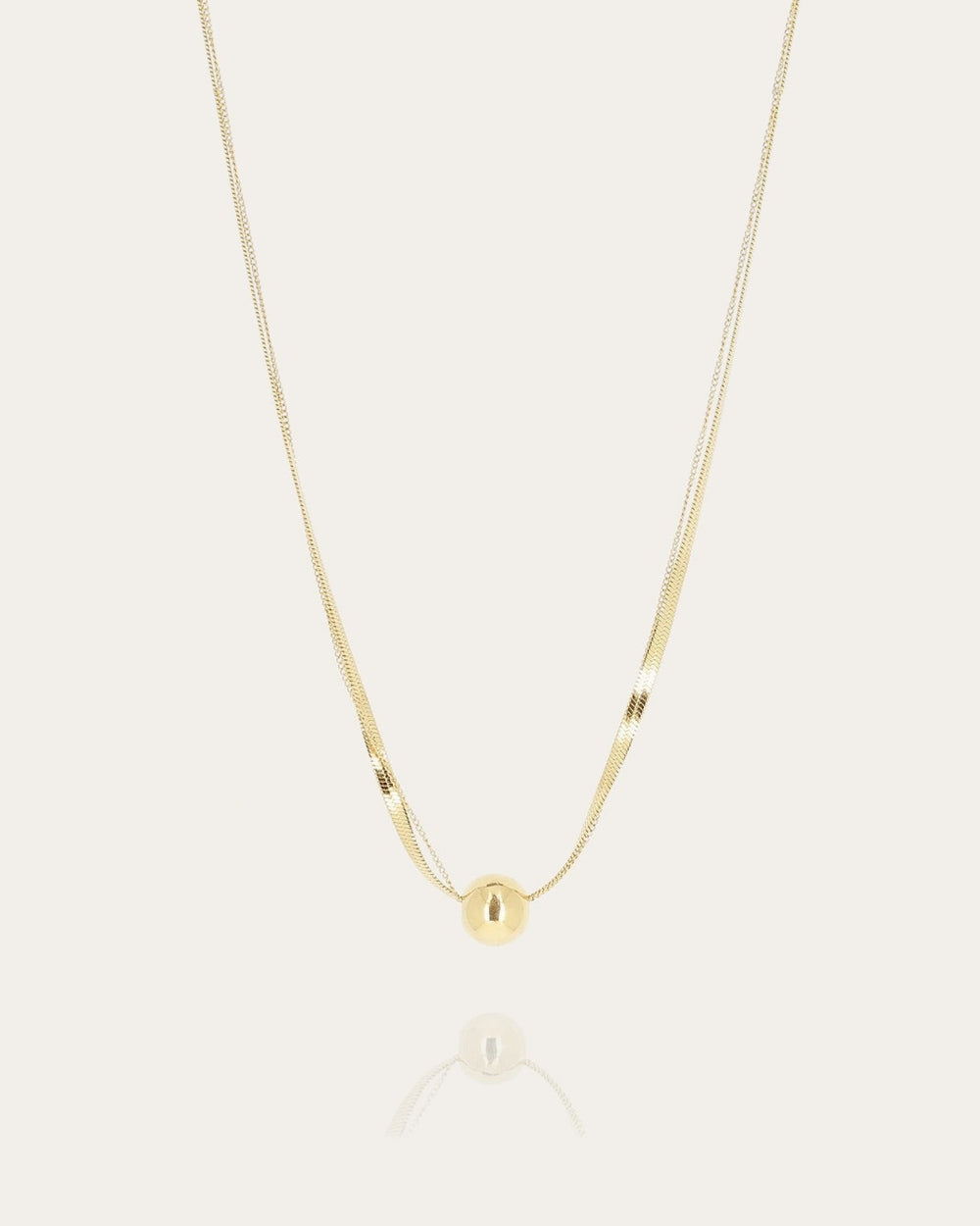 Collier Lugano (Acier doré)