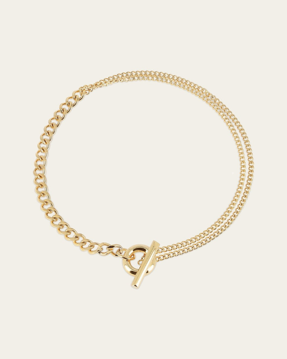 Collier Hevea (Acier doré)