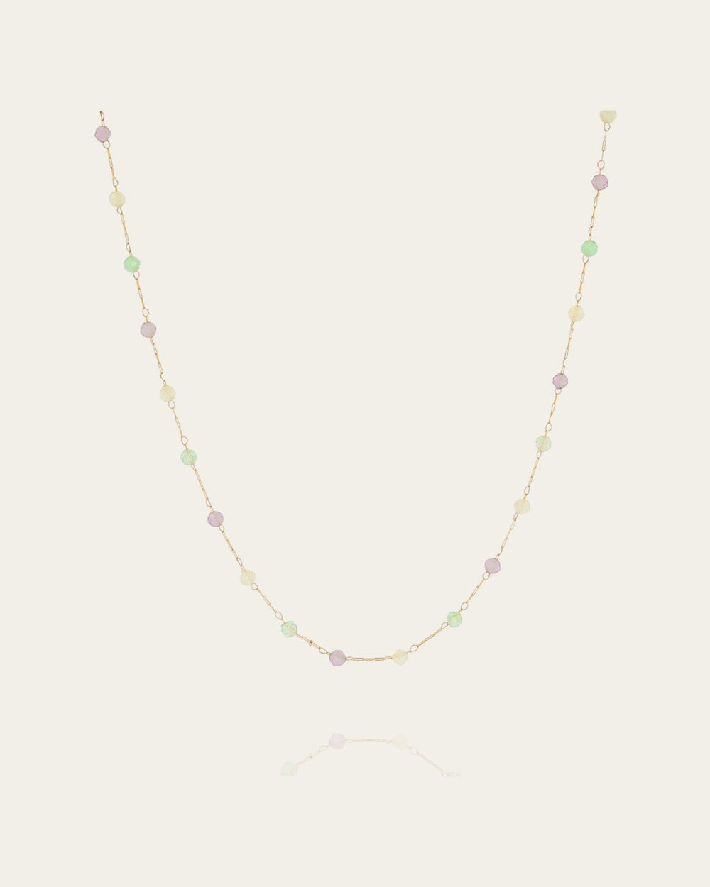 Necklace Octavia (Gold-plated steel)