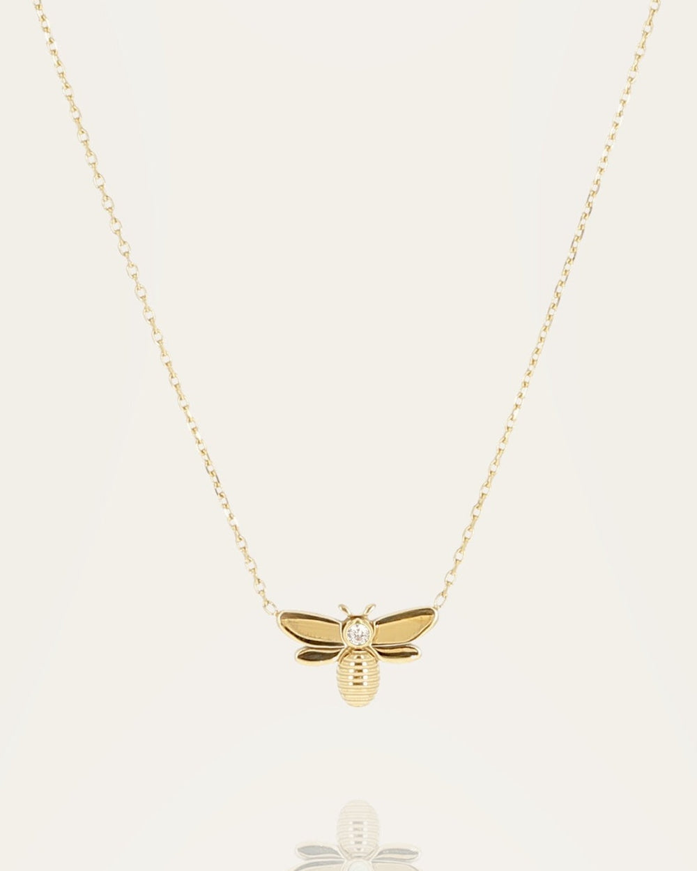 Collier Abeja (Acier doré)