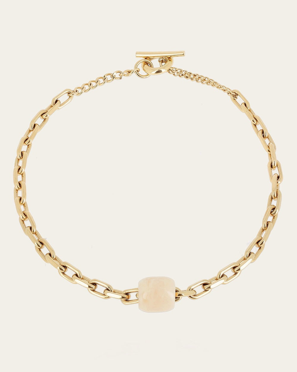 Collier Athenais (Acier doré)