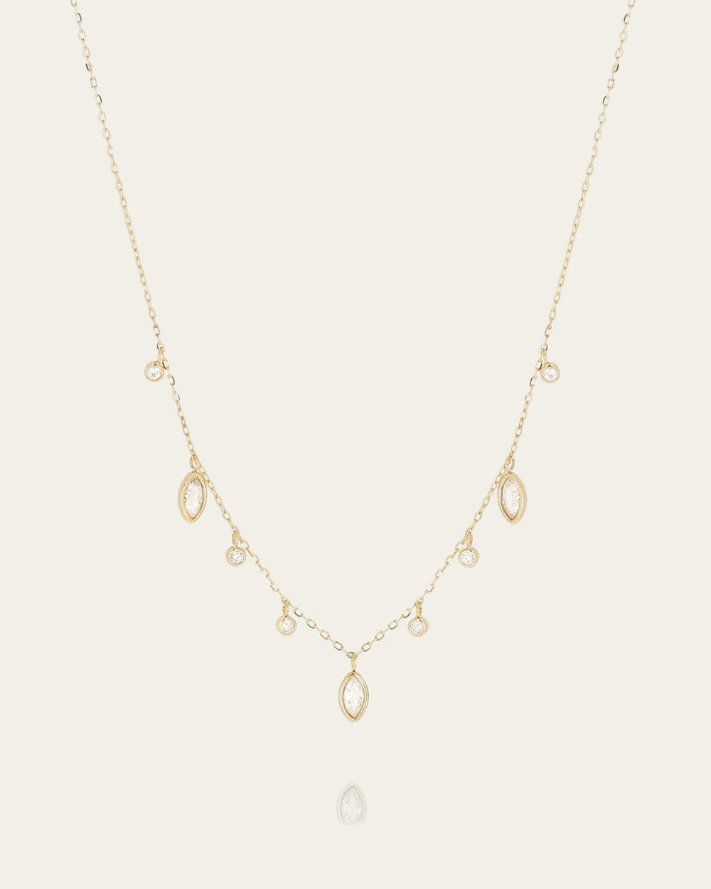 Azelie Necklace (Gold-plated Steel)