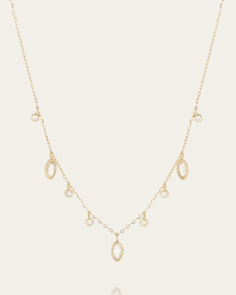 Azelie Necklace (Gold-plated Steel)