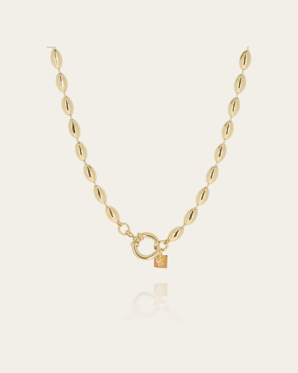 Collier Cadence (Acier doré)