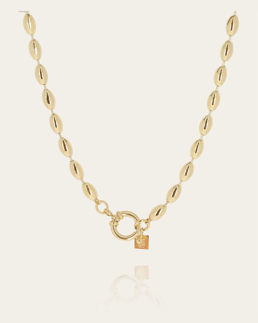 Collier Cadence (Acier doré)