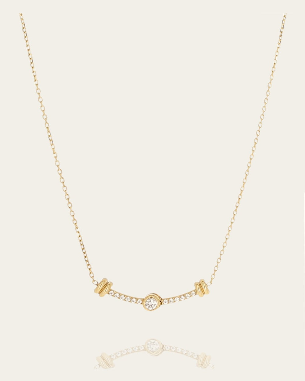 Collier Ghisoni (Acier doré)
