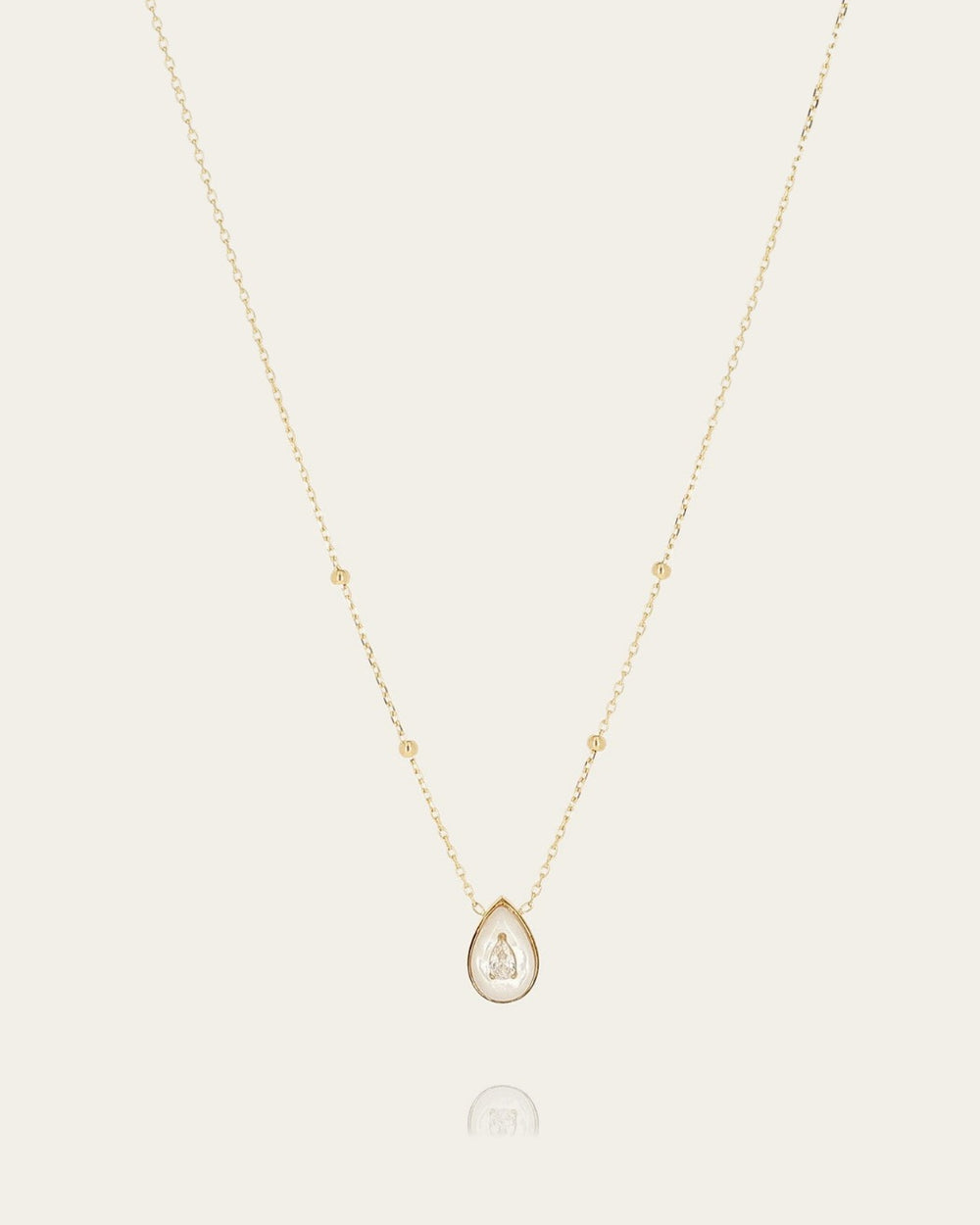 Boson Necklace (Gold-plated steel)