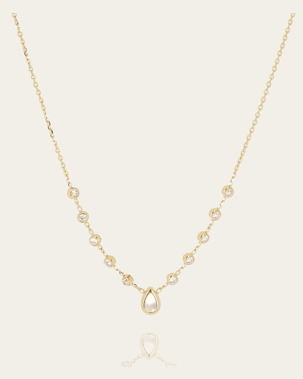 Adrano Necklace (Gold-plated steel)