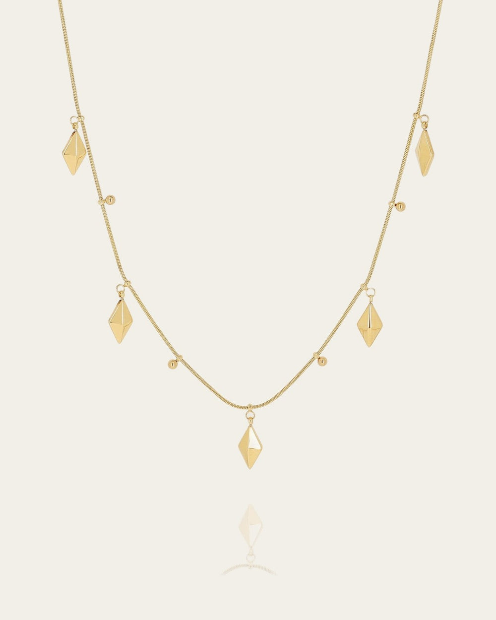 Paterno Necklace (Gold-plated steel)