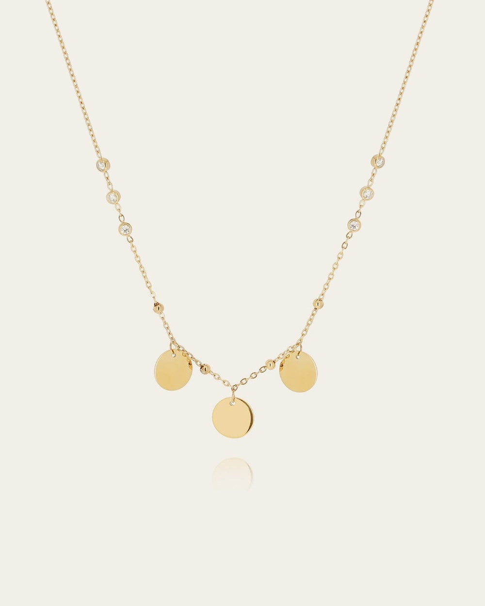 Tergu Necklace (Gold-plated steel)