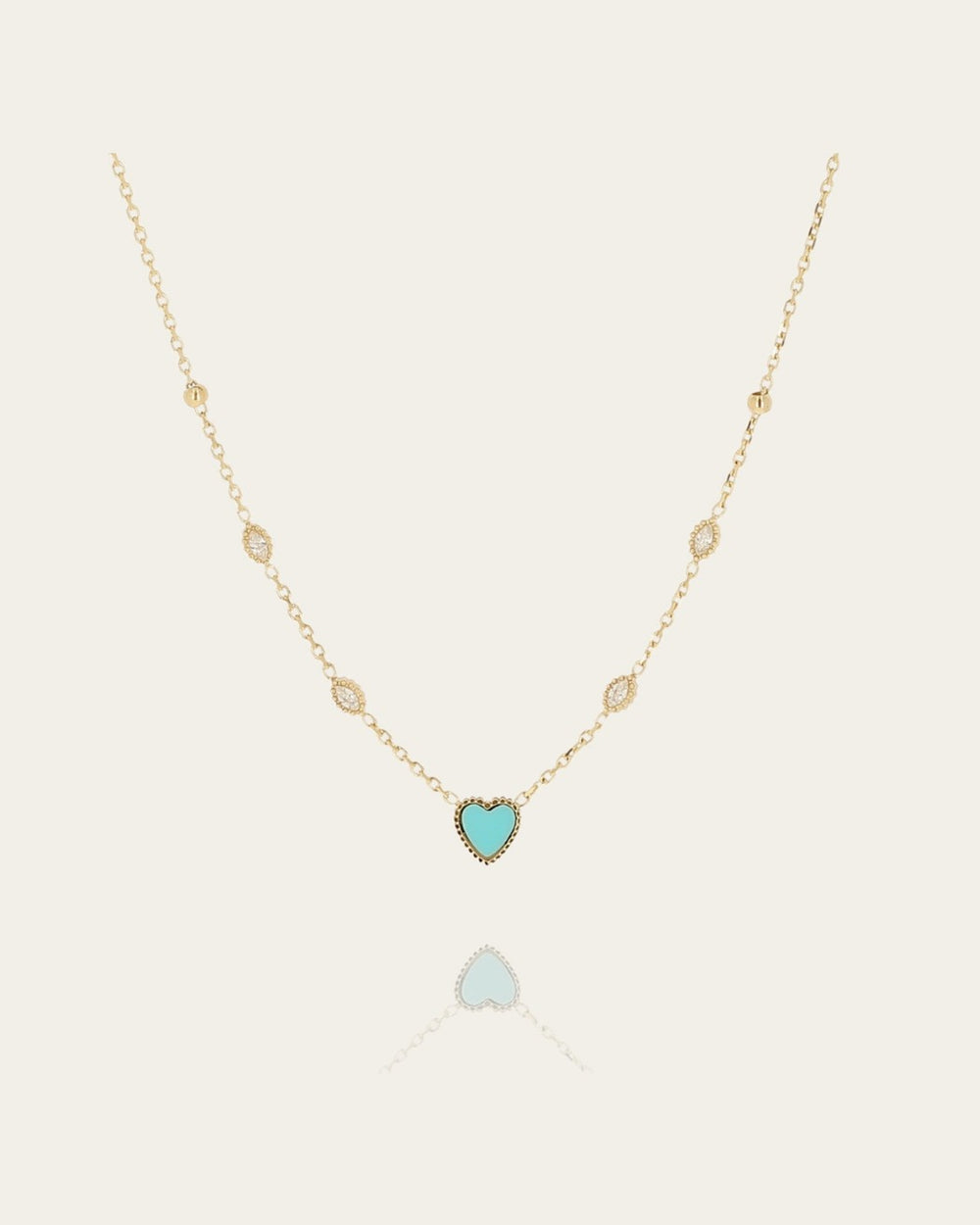 Scupetu Necklace (Gold-plated steel)