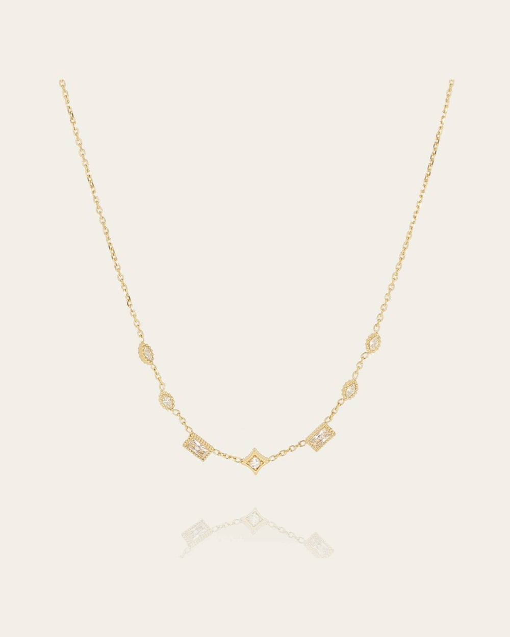 Sersale Necklace (Gold-plated steel)
