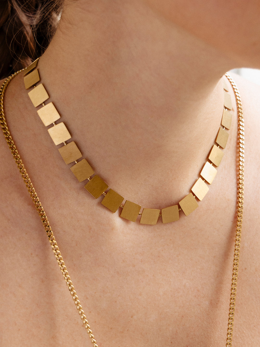 Galeria necklace (Gold-plated steel