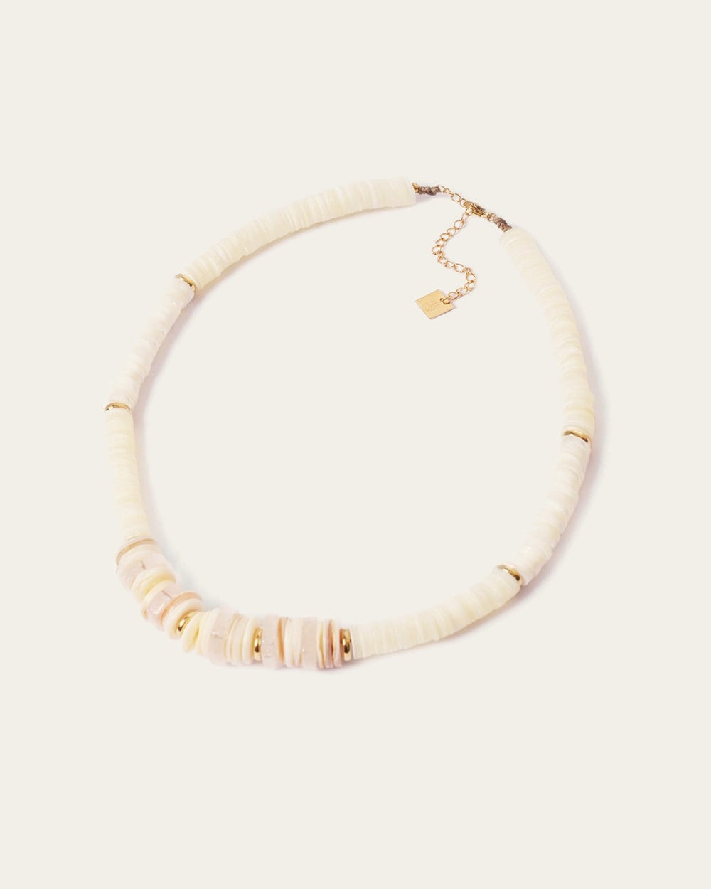Puka Necklace (Gold-plated steel)