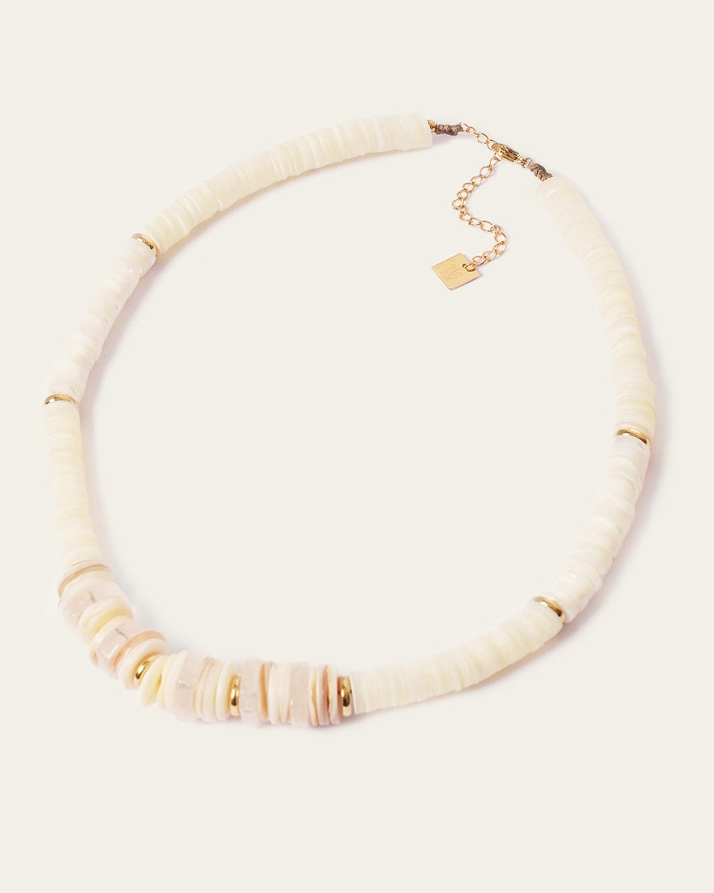 Collier Puka (Acier doré)