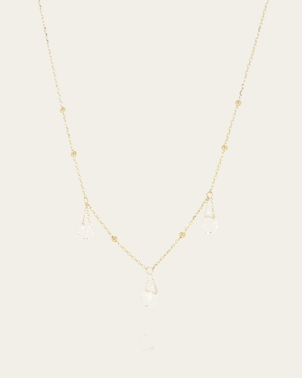 Necklace Célyne (Gold-plated steel)