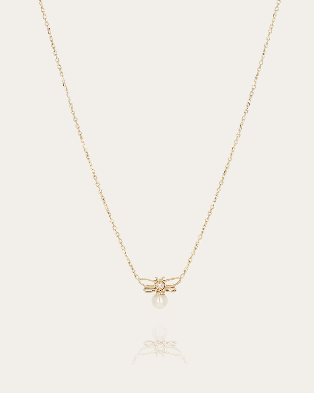 Necklace Brumelle (Gold-plated steel)