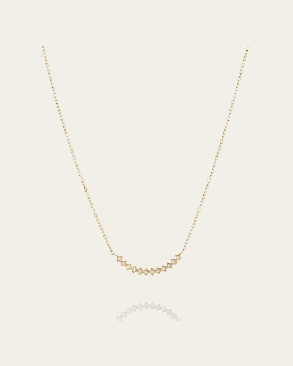 Necklace Cassis (Gold-plated steel)