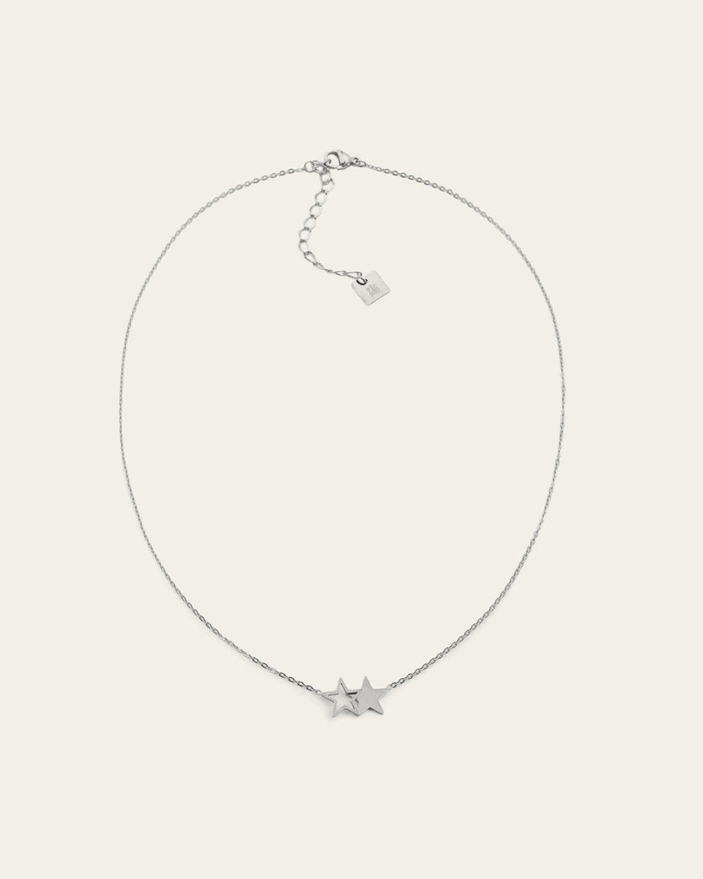 Double star Necklace (Steel)