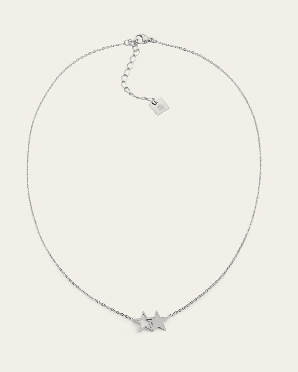 Collier Double star (Acier)