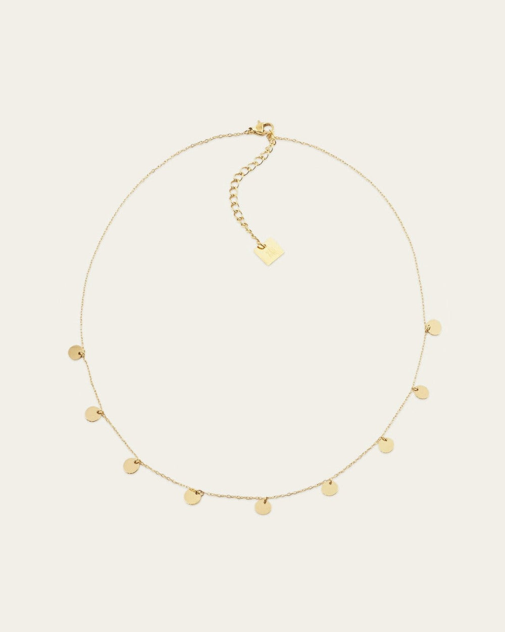 Confettis Necklace (Gold-plated steel)