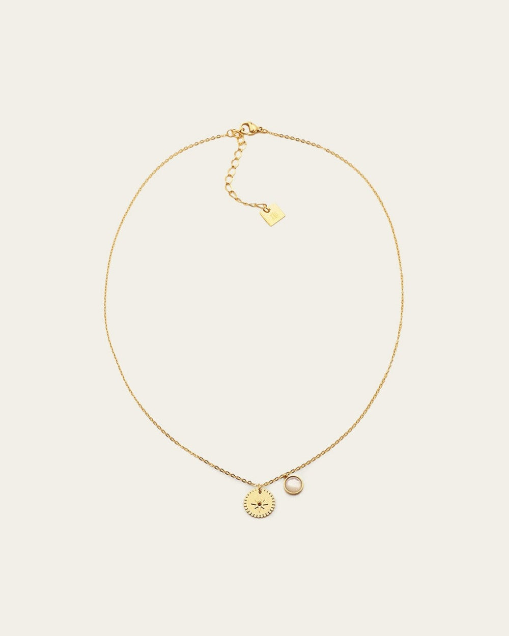 Sand Necklace (Gold-plated steel)