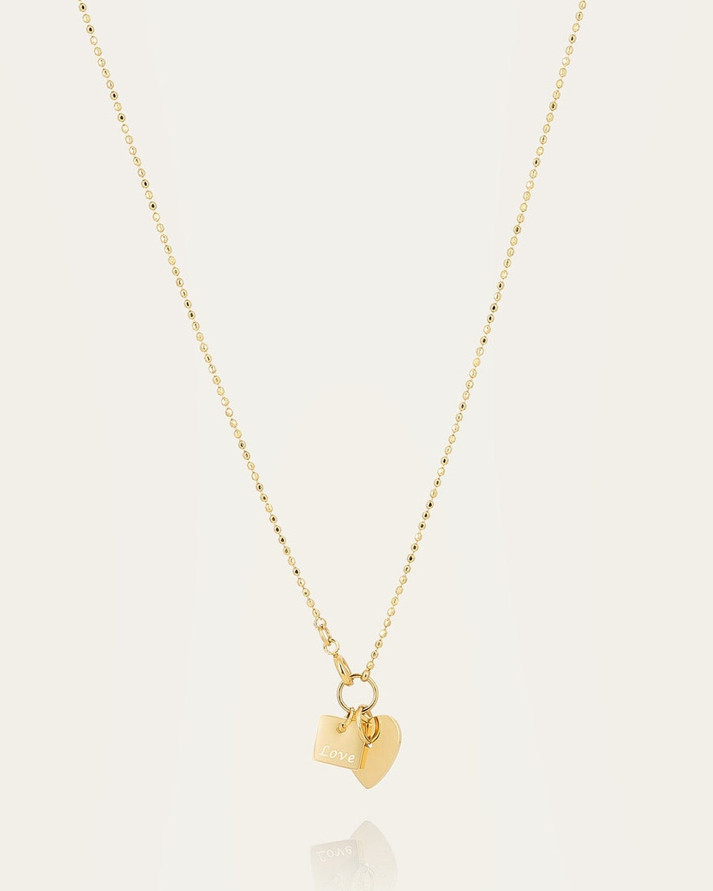 Collier Coeur (Acier doré)