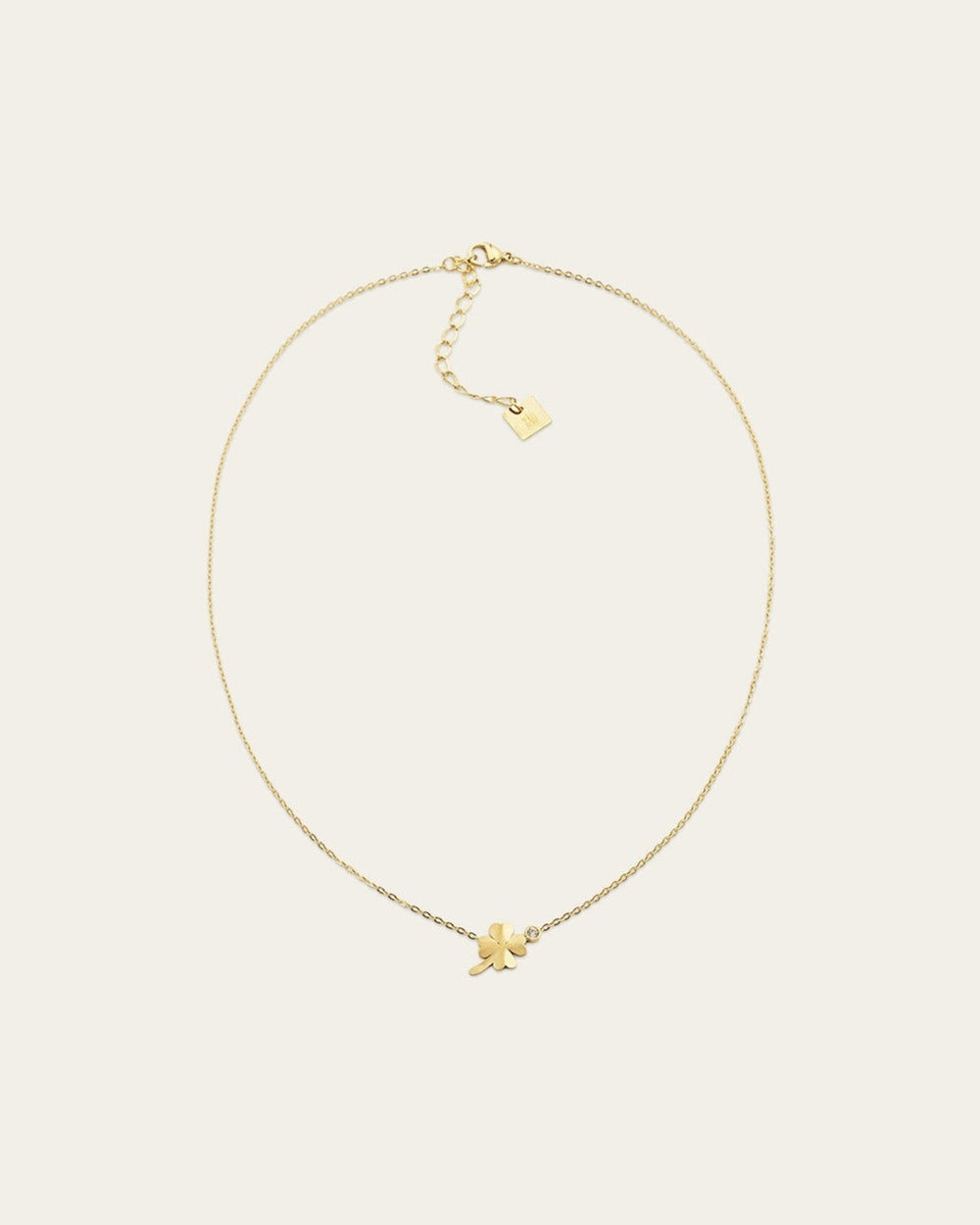 Trébol Necklace (Gold-plated steel)
