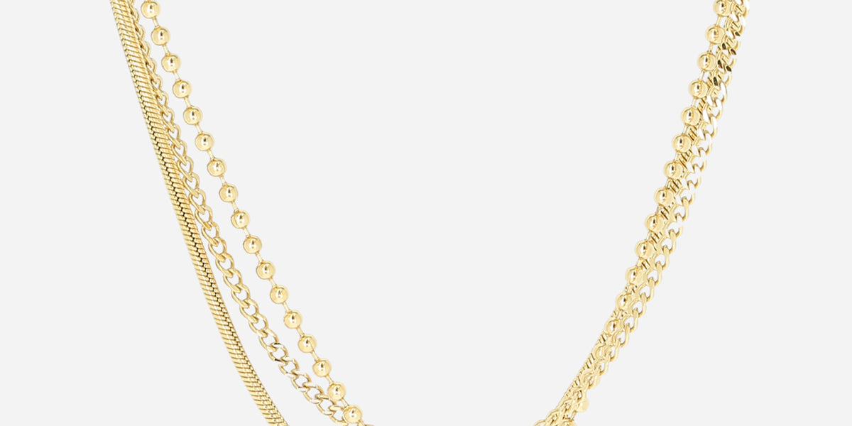 Collier Iguazu (Acier doré)