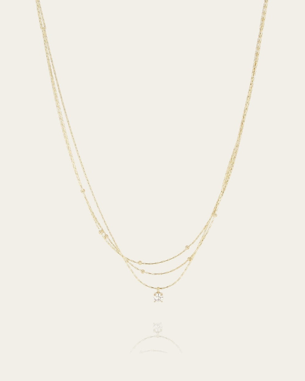 Collier Radieux (Acier doré)
