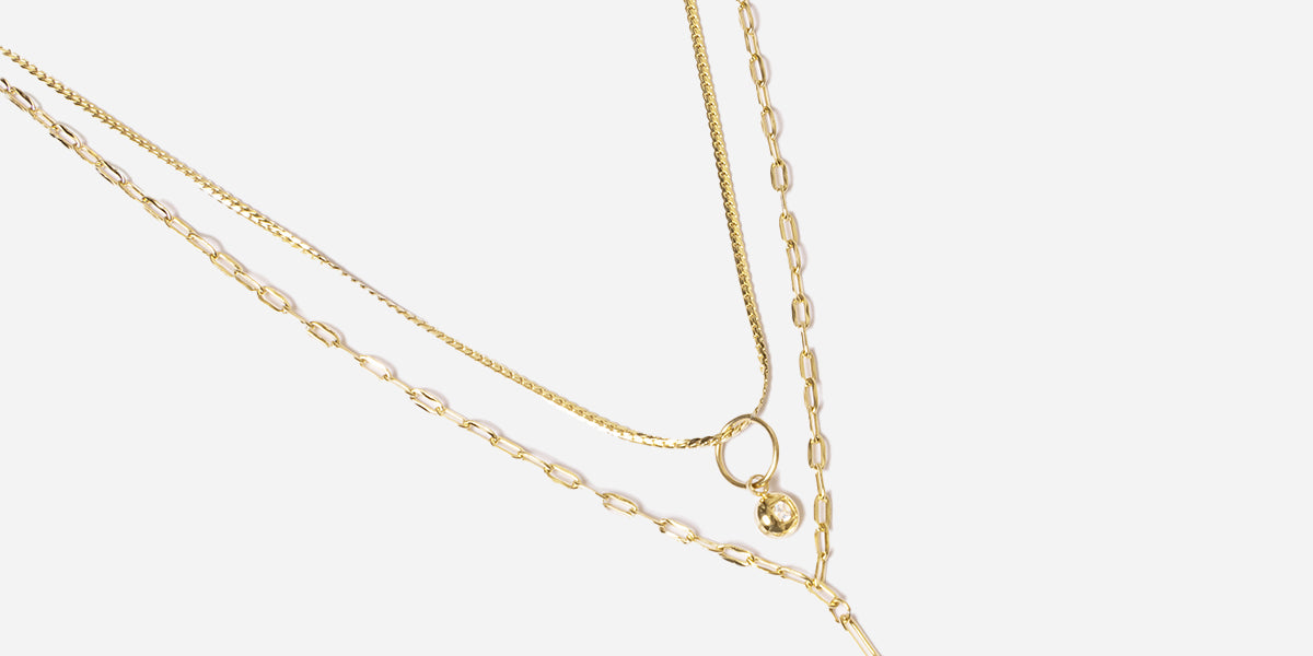 Collier Fretia (Acier doré)