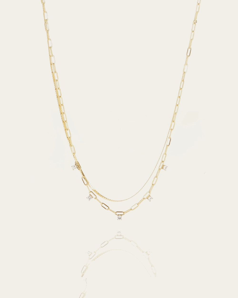 Collier Ouzo (Acier doré)