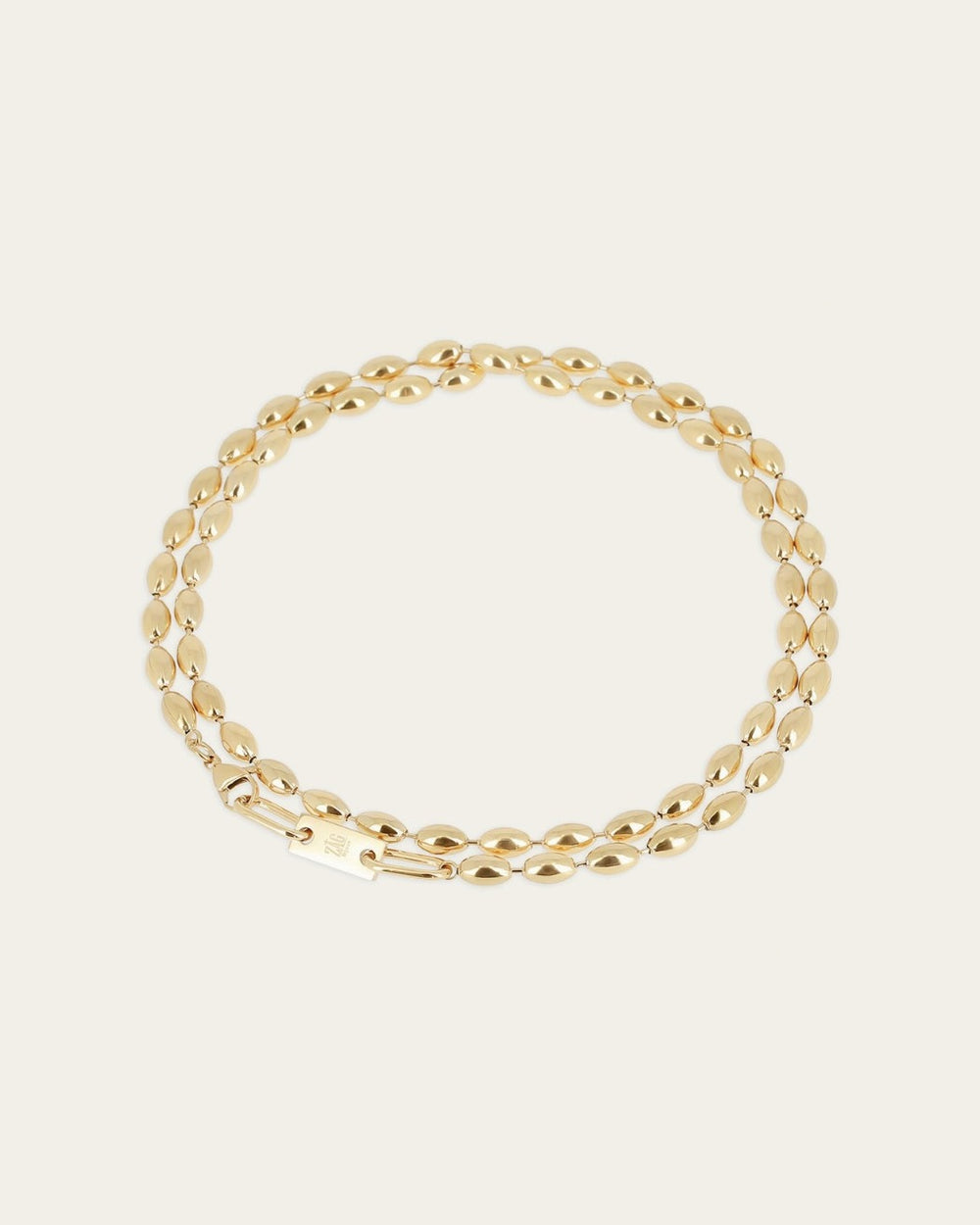 Nyra Long Necklace (Gold-plated Steel)