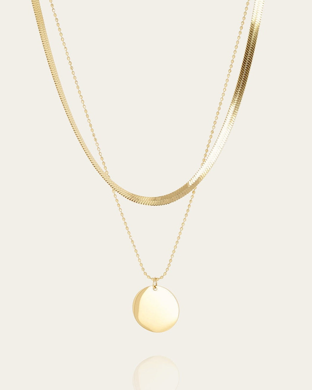Collier Zéphira (Acier doré)