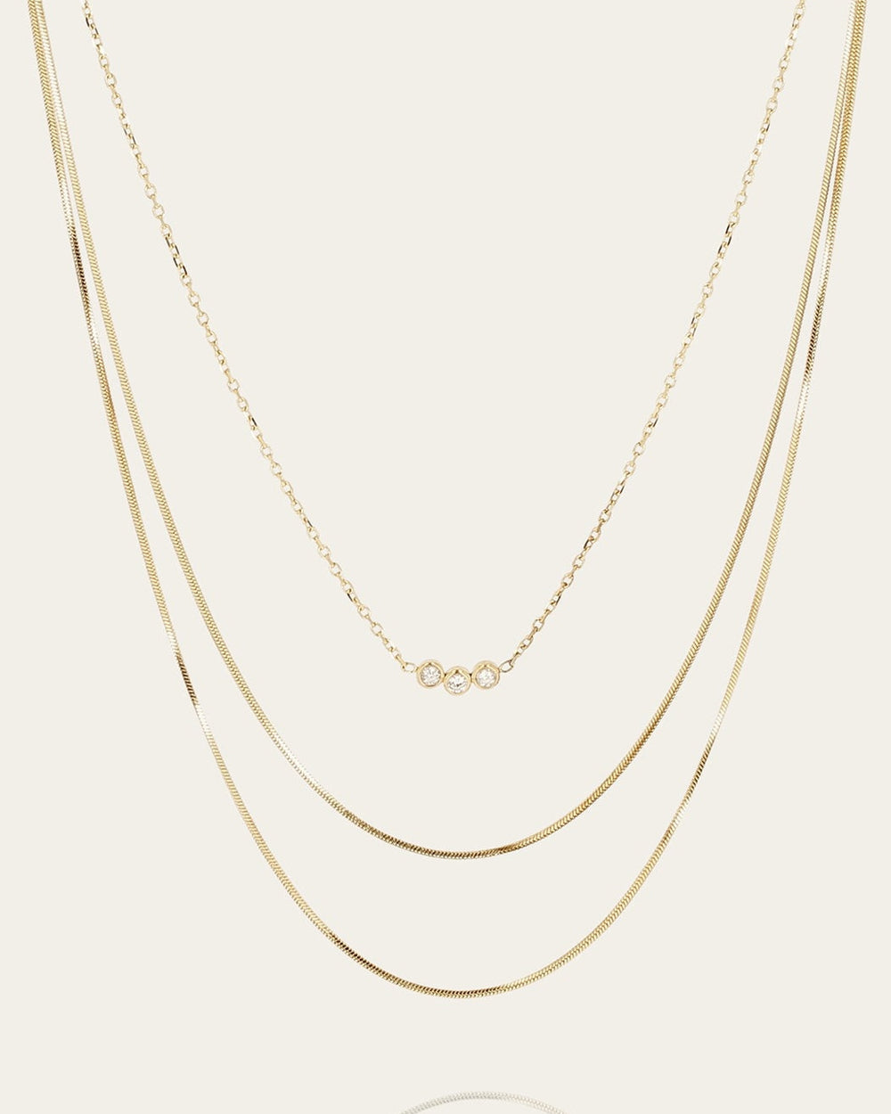 Collier Bankina (Acier doré)