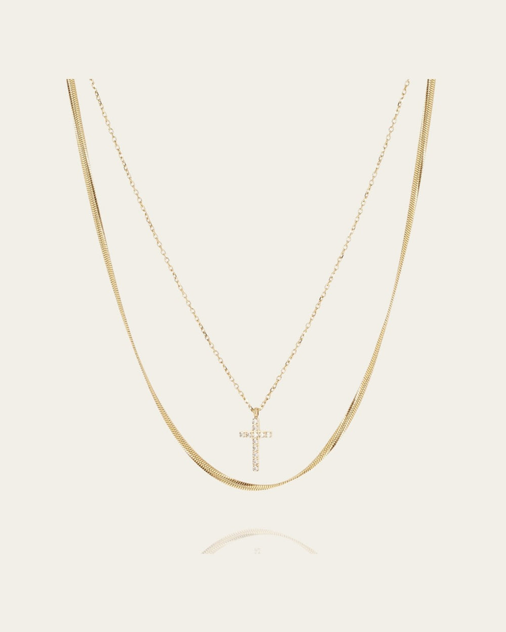 Mulino Necklace (Gold-plated steel)