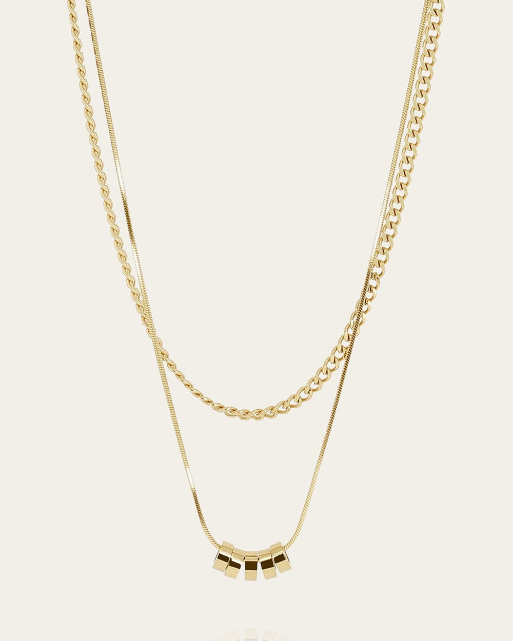 Collier Luzzipeo (Acier doré)