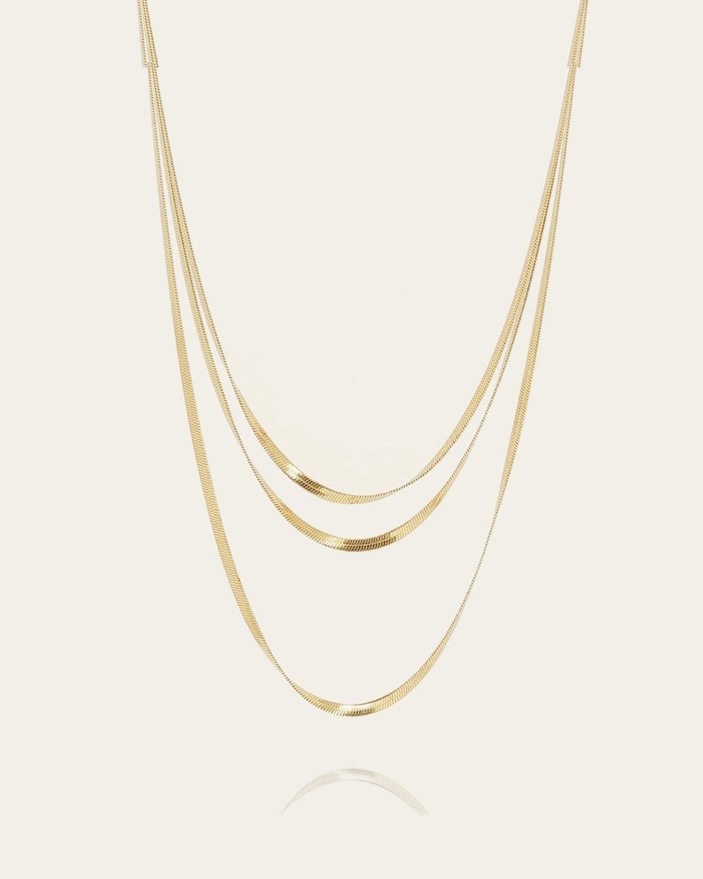 Lioni Necklaces (Gold-plated steel)