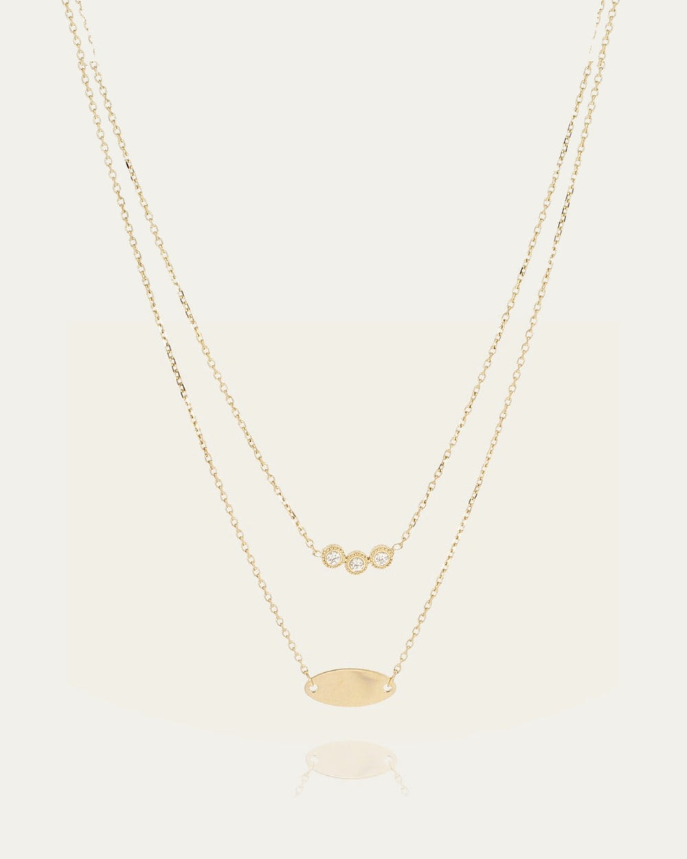 Collier Sestu (Acier doré)
