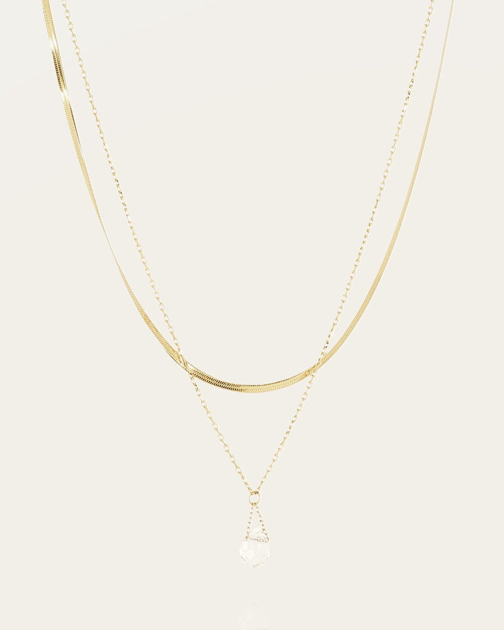 Collier Eloria (Acier doré)