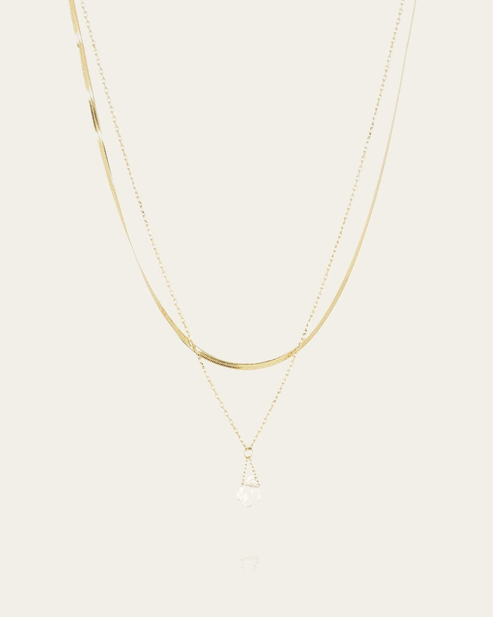 Necklace Eloria (Gold-plated steel)